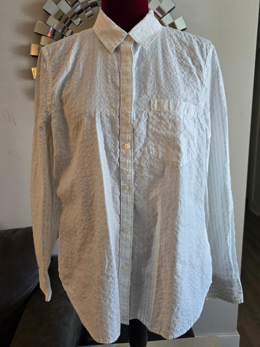 Gap Fitted Boyfriend Shirt